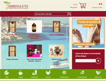 Tablet Screenshot of erbesalute.it